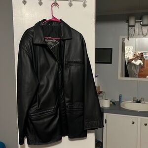 Men’s leather coat